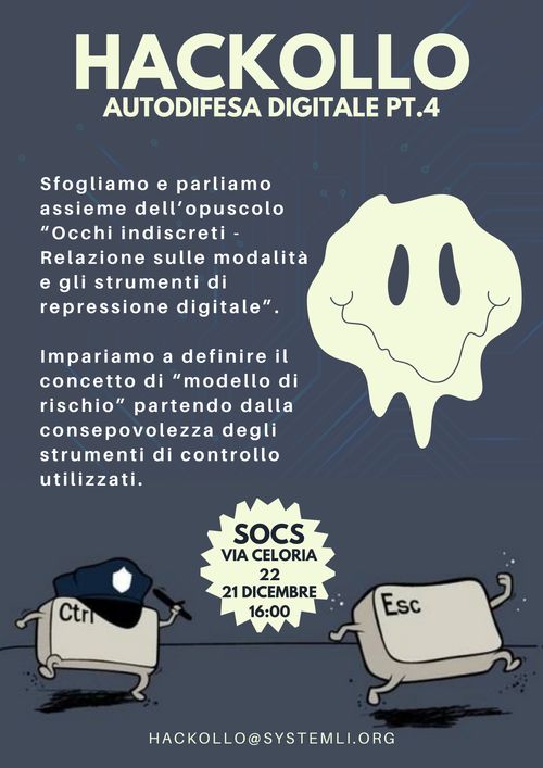 👾 HACKOLLO DICEMBRE // AUTODIFESA DIGITALE pt.4 👾