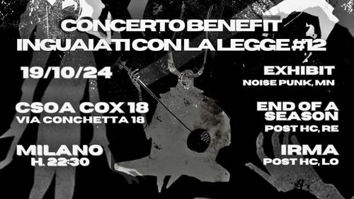 CONCERTO BENEFIT INGUAIATI CON LA LEGGE #12