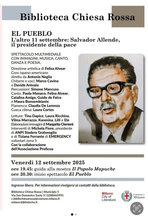 🎭 EL PUEBLO - L'ALTRO 11 SETTEMBRE mostra + spettacolo 🎭