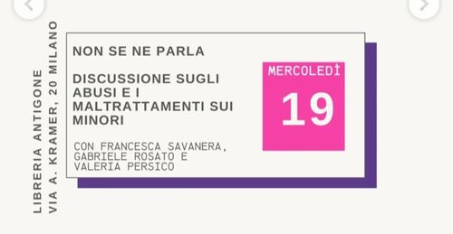 Non Se Ne Parla - Discussione sugli abusi e maltrattamenti sui minori