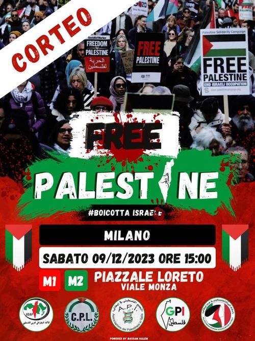 Free Palestine - corteo per la Palestina