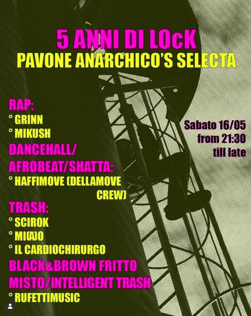 5 anni di Lock: Pavone Anarchico's Selecta