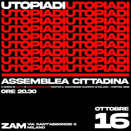 Assemblea pubblica per le Utopiadi