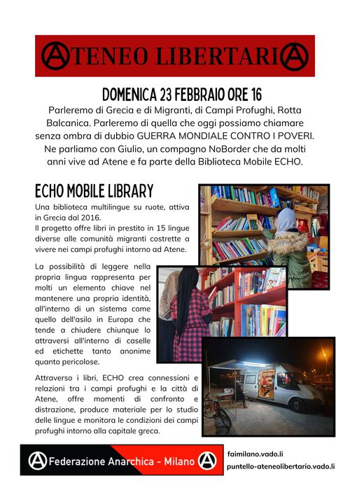 ECHO Mobile Library - Migrazioni in Grecia