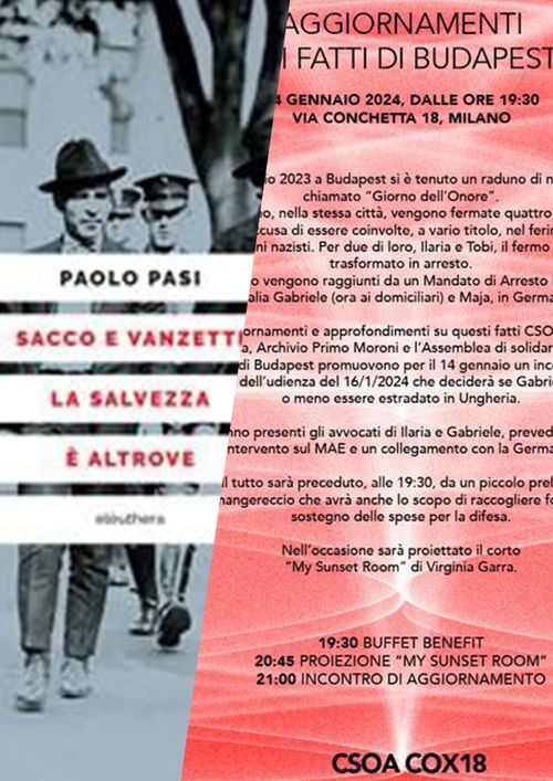  SACCO E VANZETTI La salvezza è altrove