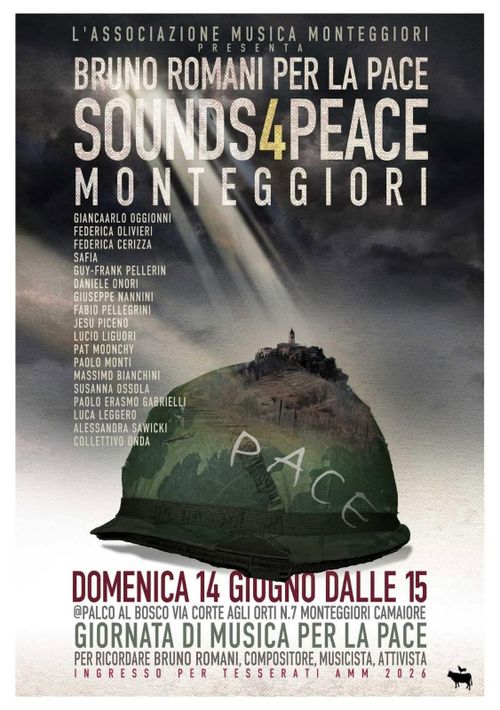 ☮️ Bruno romani per la Pace - SOUNDS 4 PEACE Monteggiori - Giornata di Musica per la Pace ☮️