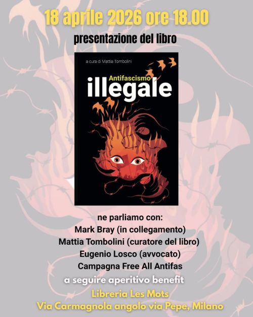 Presentazione Antifascismo Illegale e aperitivo benefit