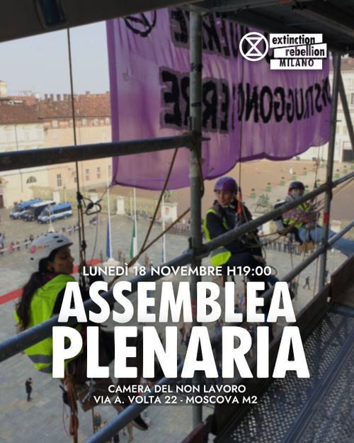 Assemblea plenaria + spazio chiacchiere