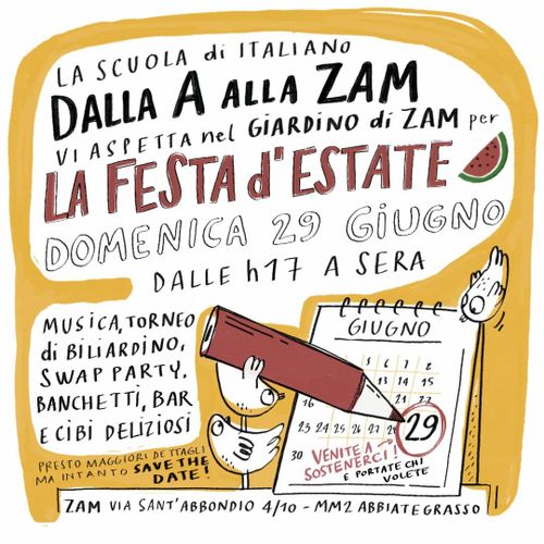  🎒LA FESTA D'ESTATE della scuola Dalla A alla Zam 🎒