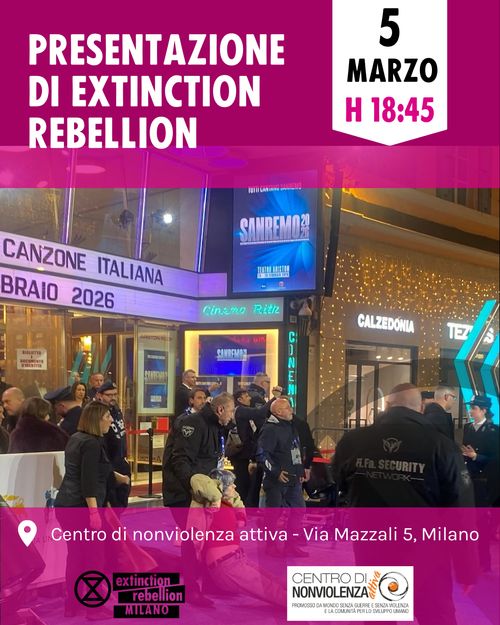 Presentazione di Extinction Rebellion