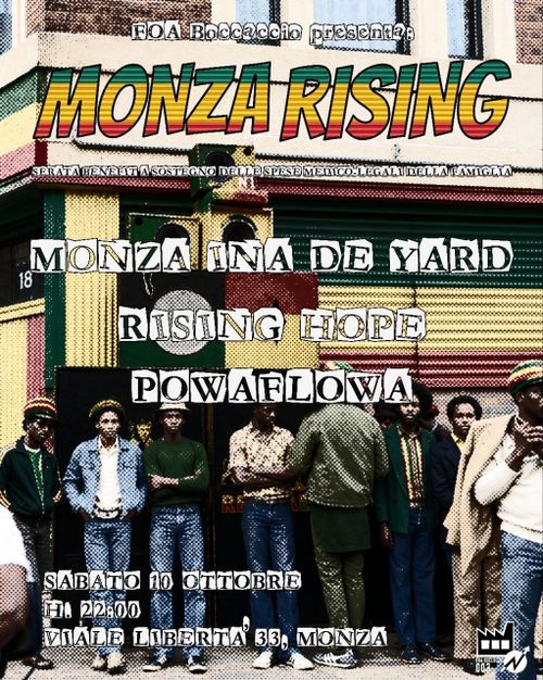 MONZA RISING – REGGAE BENEFIT NIGHT